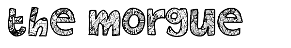 The Morgue font preview